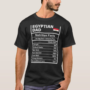 Ägyptischer Vater Ernährung Männer Fakten Vatertag T-Shirt