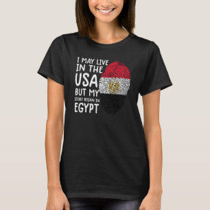 Ägyptisches Ägyptische T-Shirt Männer Ägypten Flag