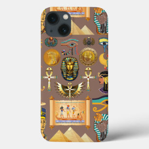 Ägyptisches altes Hieroglyphisches Muster Case-Mate iPhone Hülle