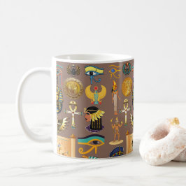 Ägyptisches altes Hieroglyphisches Muster Kaffeetasse