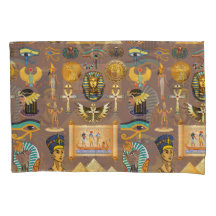 Ägyptisches altes Hieroglyphisches Muster