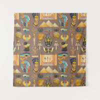 Ägyptisches altes Hieroglyphisches Muster
