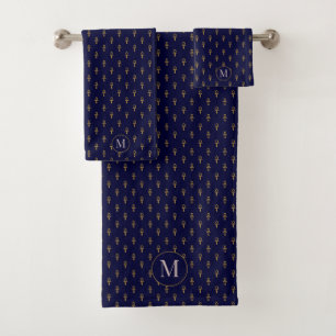 ÄGYPTISCHES ANKHS MONOGRAM BATH TOWEL SET