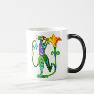 Ägyptisches Art Deco mit Lotus-Blume-Tasse Verwandlungstasse