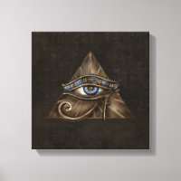 Ägyptisches Auge des Horus - digitale Kunst des Wa