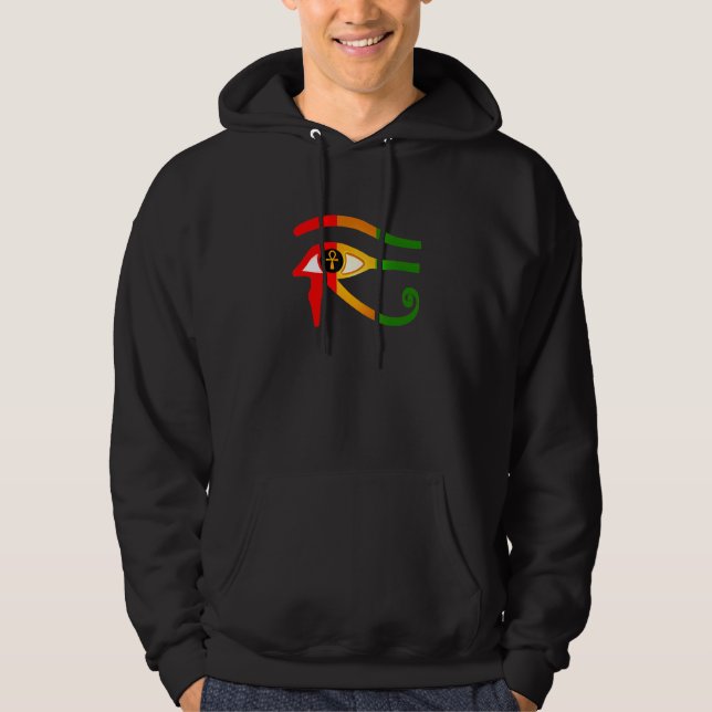 Ägyptisches Auge des Horus Hoodie (Vorderseite)