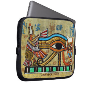 Ägyptisches Auge des Horus II Art Laptop-Sieb Laptopschutzhülle