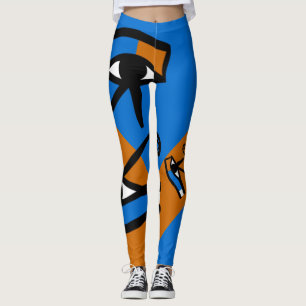 Ägyptisches Auge des Horus  Moderne Coole Hierogl Leggings