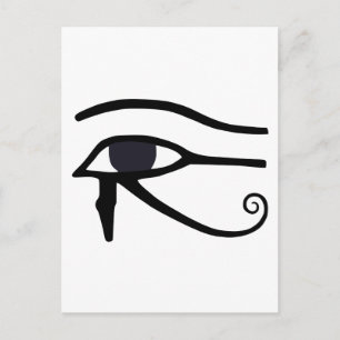 ÄGYPTISCHES AUGE DES HORUS POSTKARTE