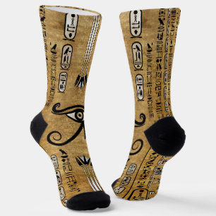Ägyptisches Auge des Horus - Wadjet-Ornament Socken