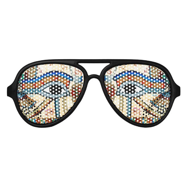 Ägyptisches Auge des Horus - Wadjet Partybrille (Vorderseite)