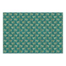 Ägyptisches Auge des Musters Trio