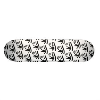 Ägyptisches Auge Horus hieroglyphischen Musters Skateboard