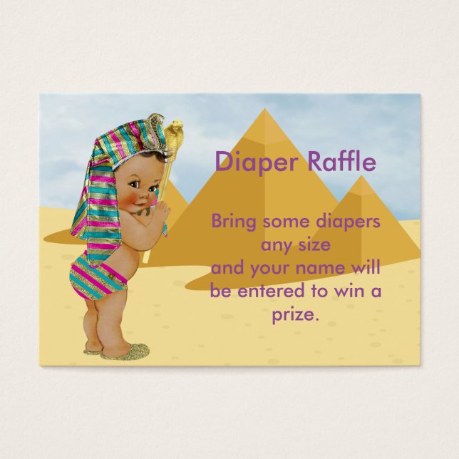 Ägyptisches Baby Duwer Raffle Ticket (Vorderseite)