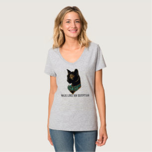 Ägyptisches Bastet-Katze Grafik T-Shirt