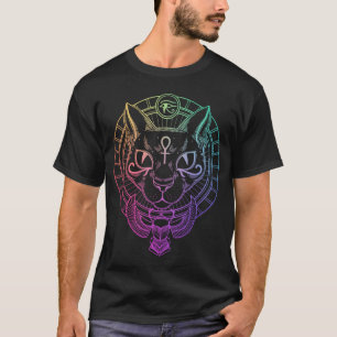 Ägyptisches Bastet-Katze Horus-Skarabäus Ägypti T-Shirt
