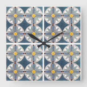 Ägyptisches Design #10 in Emporio Moffa Quadratische Wanduhr