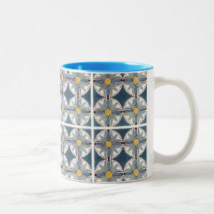 Ägyptisches Design #10 in Emporio Moffa Zweifarbige Tasse
