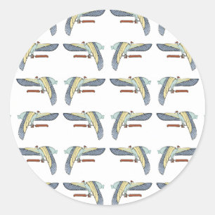 Ägyptisches Design #12 in Emporio Moffa Runder Aufkleber