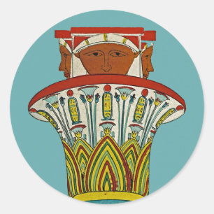 Ägyptisches Design #3 in Emporio Moffa Runder Aufkleber