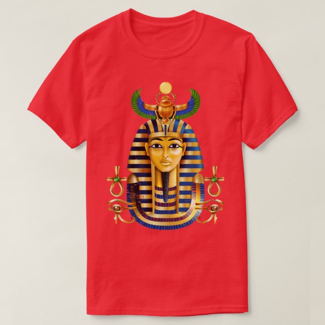 Ägyptisches Geschenk des alten Pharaos Ägypten Ägy T-Shirt (Design vorne)