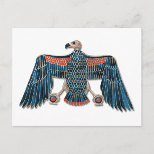 Ägyptisches Göttinnen-Nekhbet-Pektorale Postkarte