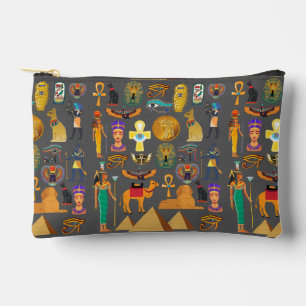 Ägyptisches Hieroglyphensymbol Muster Pharao Zubehörtasche