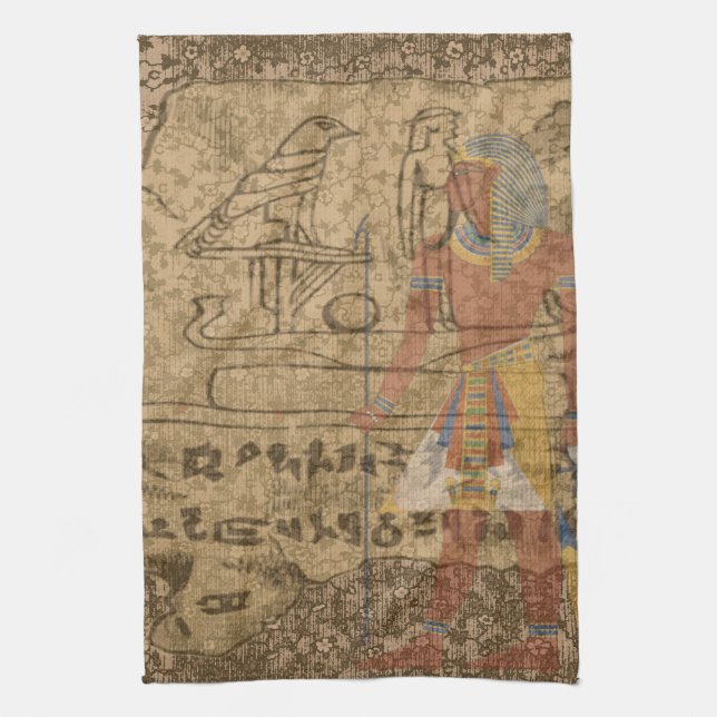 Ägyptisches hieroglyphisches handtuch (Vertikal)