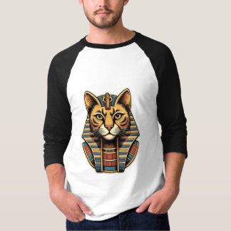 Ägyptisches Katze Langarm T-Shirt – Pharaonische K