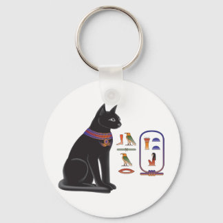 Ägyptisches Katzen-Goddess-Bastet Schlüsselanhänger
