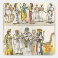 Ägyptisches Kleid aus 'Trachten der Voelker'
