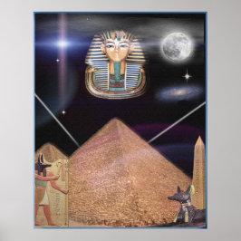 Ägyptisches König tut Poster