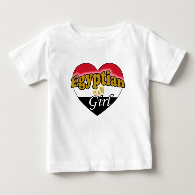 Ägyptisches Mädchen Baby T-shirt (Vorderseite)