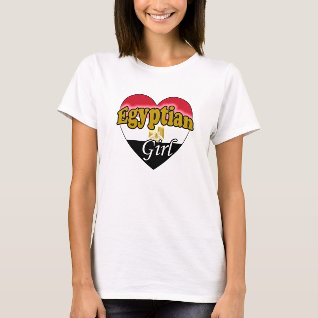 Ägyptisches Mädchen T-Shirt (Vorderseite)
