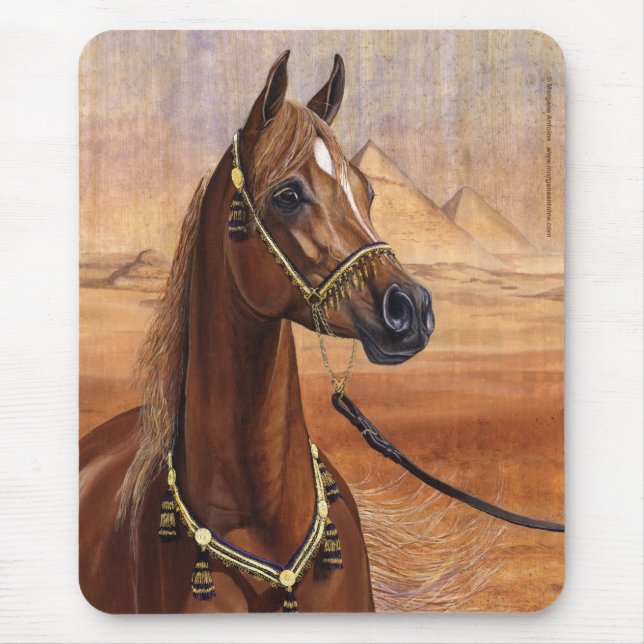 Ägyptisches mousepad Pferd Prinzessin Arabian (Vorne)