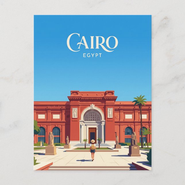 Ägyptisches Museum Ägypten Postkarte (Vorderseite)