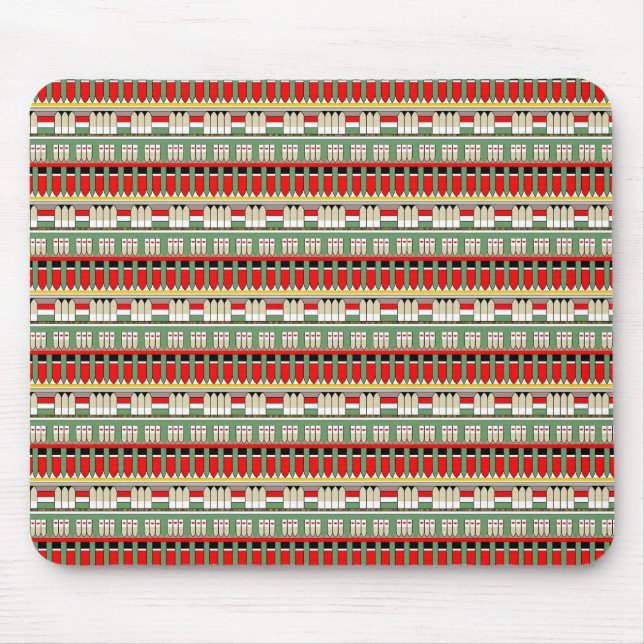 Ägyptisches Muster 01 Mousepad (Vorne)