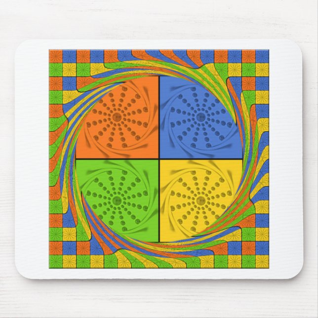 Ägyptisches nahtloses Set-Stoffmuster Mousepad (Vorne)