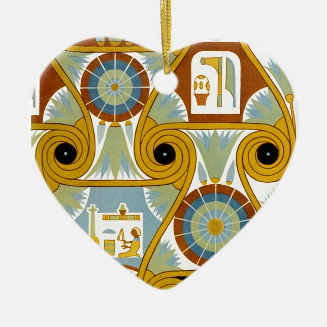 Ägyptisches Ornamnet #1 in Emporio Moffa Keramikornament (Vorne)