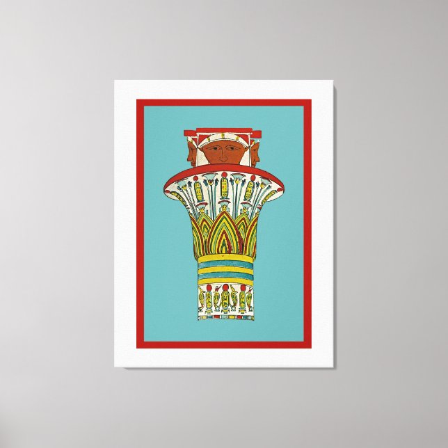 Ägyptisches Ornamnet #3 in Emporio Moffa Leinwanddruck (Vorderseite)