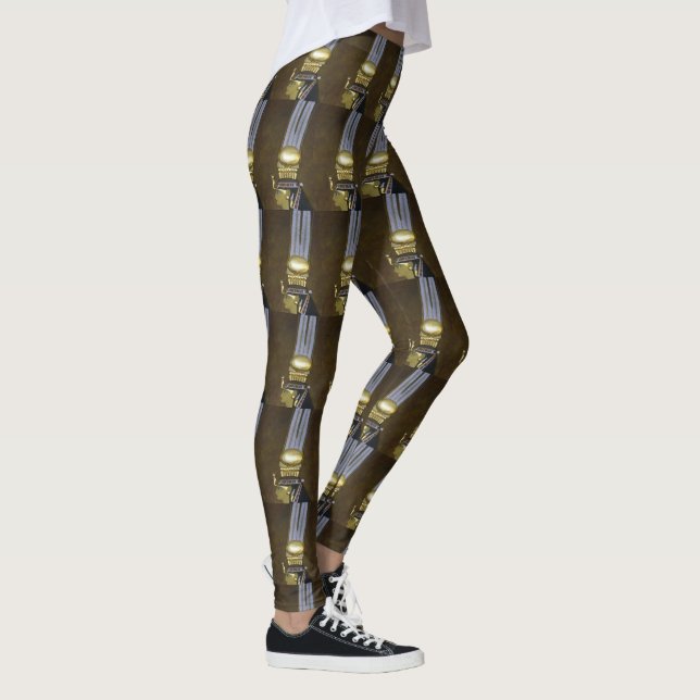 ägyptisches Prinzessinnmuster, Leggings (Rechts)