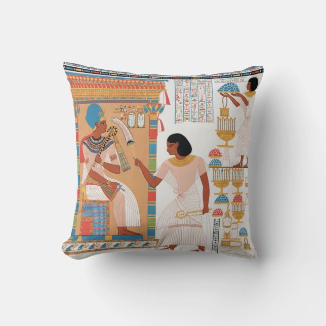 Ägyptisches Royal-Design Kissen (Vorderseite)