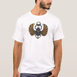 Ägyptisches Scarab-Kurzarm-Shirt T-Shirt