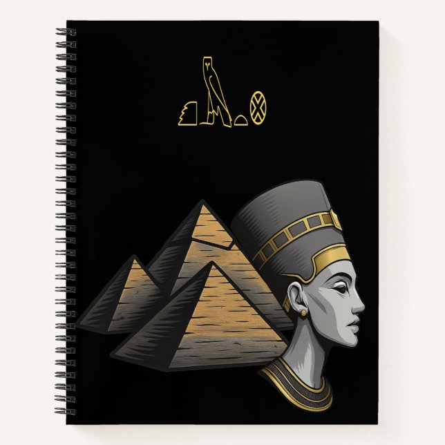 Ägyptisches ScrollNotebook Notizbuch (Vorderseite)