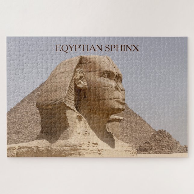 Ägyptisches Sphinx-Foto Puzzle (Horizontal)