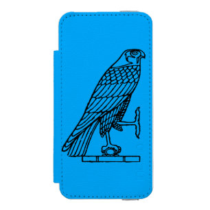 Ägyptisches Symbol: Falke Incipio Watson™ iPhone 5 Geldbörsen Hülle
