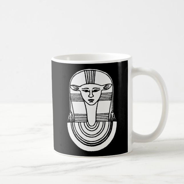 Ägyptisches Symbol: Hathor Kaffeetasse (Rechts)