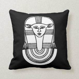 Ägyptisches Symbol: Hathor Kissen