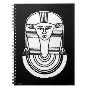 Ägyptisches Symbol: Hathor Notizblock
