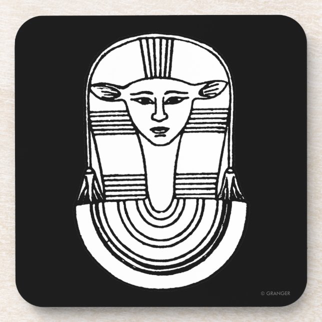 Ägyptisches Symbol: Hathor Untersetzer (Vorderseite)